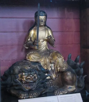 Statue de Monju