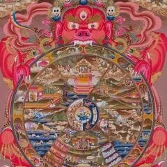 Yama et la roue du Samsāra